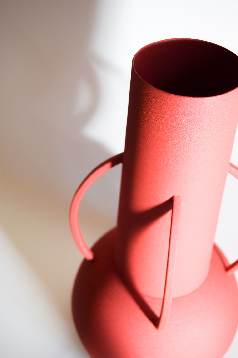 Red vase