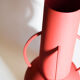 Red vase