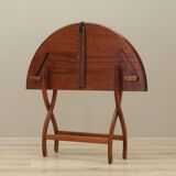 Round mahogany table, Danish design, 1970s, production: Denmark