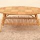 Vintage rattan coffee table