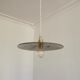 Suspension flat enamelled sheet black old, industrial, year 50