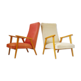 Pair of armchairs 1950 vintage