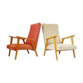 Pair of armchairs 1950 vintage
