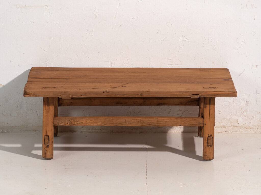 Antique pine coffee table – China, circa 1890