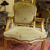 Fauteuil velours