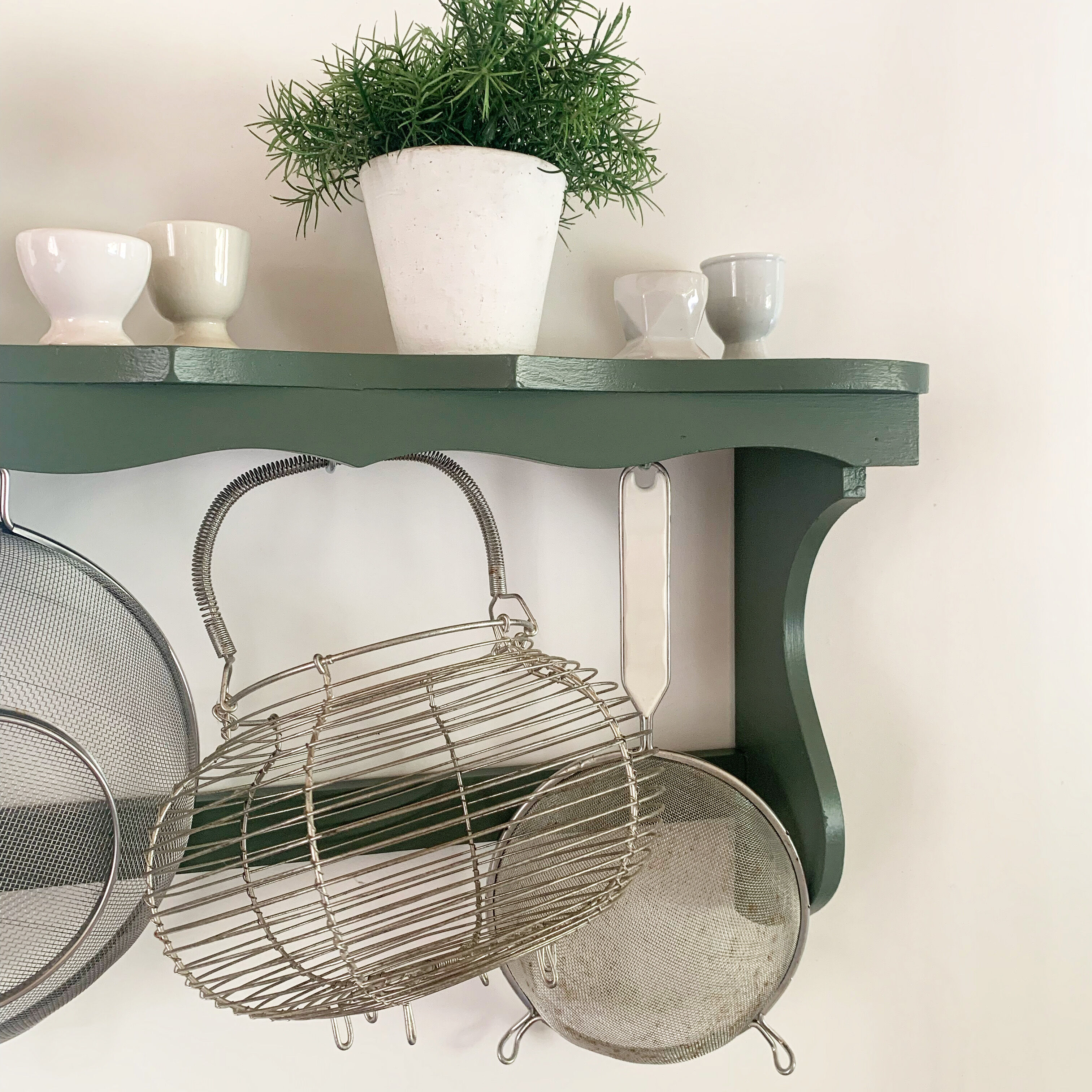 Vintage kitchen shelf