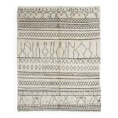 Boho Chic Moroccan Tulu Rug, 100% Natural Undyed Wool, Custom Options Available