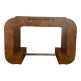 Art Déco Bureau loupe d'orme