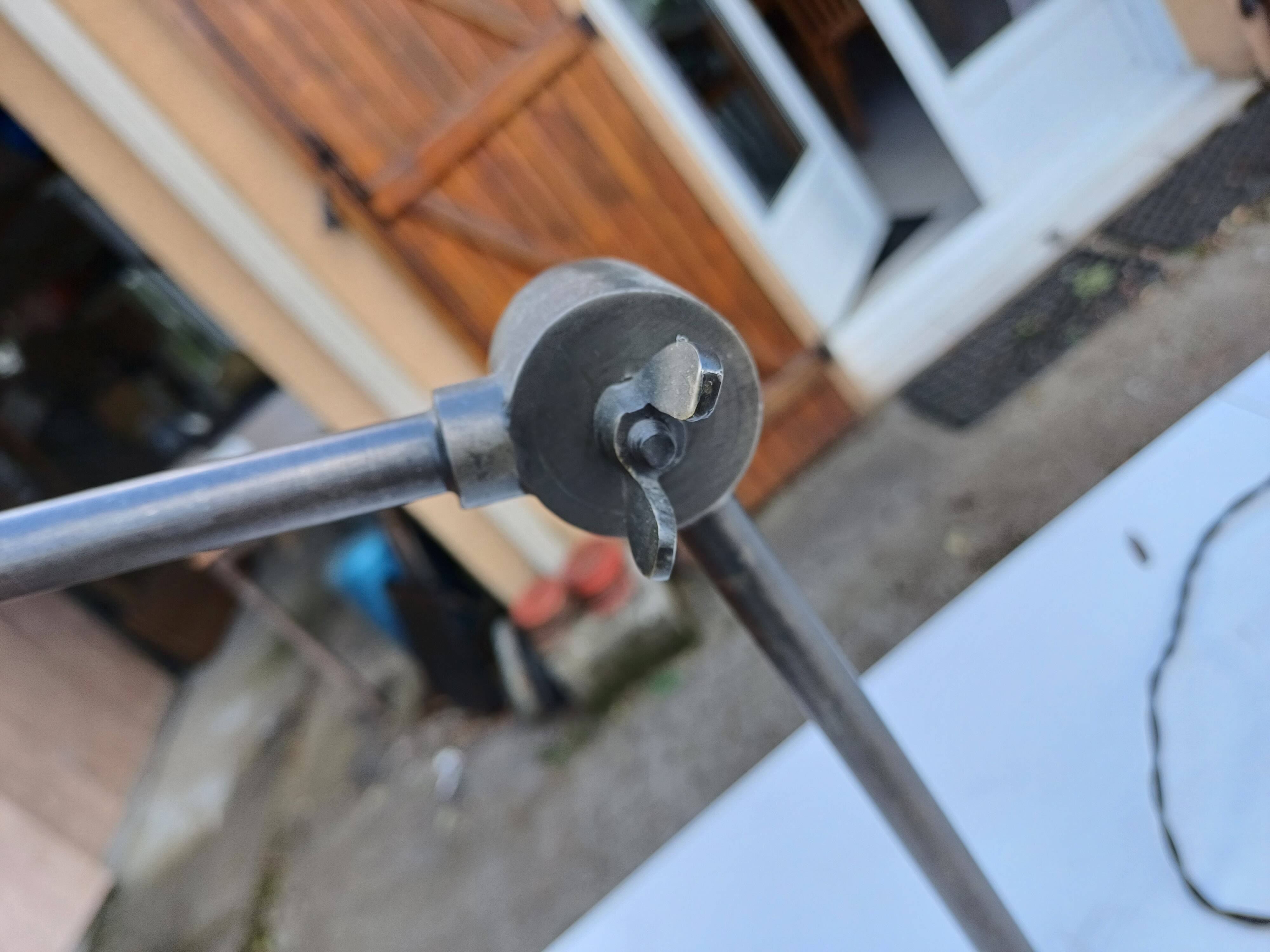 Industrial metal lamp, 2 arms