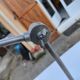 Industrial metal lamp, 2 arms