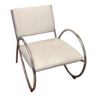 Fauteuil design style Bauhaus - années 70/80