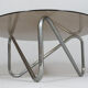 French tubular steel coffee table, 1970s.