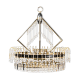 Chandelier 6 lights metal brass 70