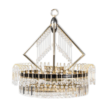 Lustre 6 lumières métal laiton 70