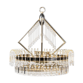 Chandelier 6 lights metal brass 70