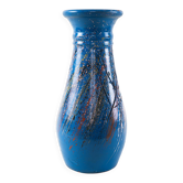 Blue ceramic vase, Danish design, 1970s, made in Denmark