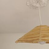 Suspension Gustave in Braided Raffia – 40×10 cm – Handmade Production Mar