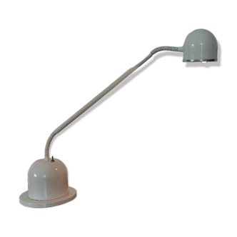 Vintage white desk lamp - Italian style from the 1970s.