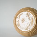 Badonviller beige salad bowl with blue flowers, 1950