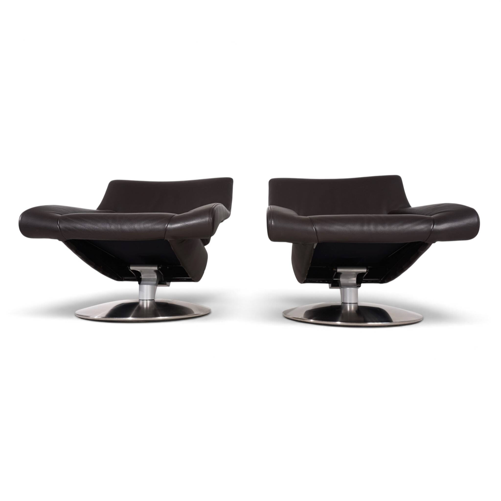 De Sede DS-255 Avantgarde Lounge Chair in Dark Brown Leather, 2000