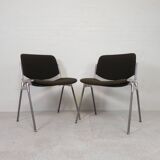Set of 2 Castelli Dsc Axis 106 chairs by Giancarlo Piretti, 1970s