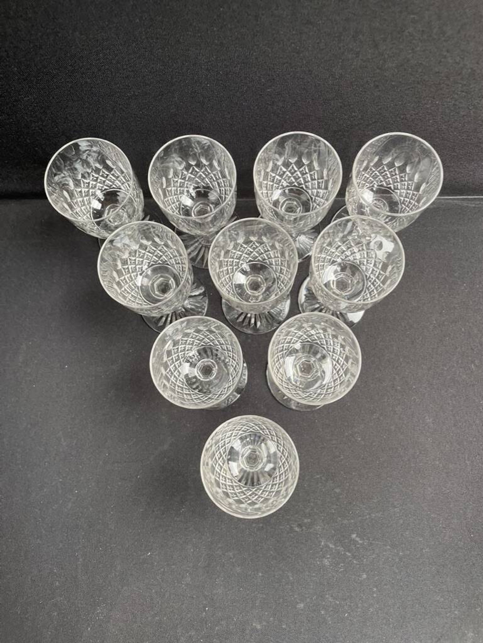 10 Verres à porto Baccarat taille 5475