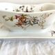 Rectangular sauce boat in Haviland Limoges porcelain with bird decoration