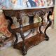 Console Italienne époque Charles X en acajou