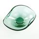 Mid-century modern decorative bowl, glass, Val Saint Lambert, Belgium, 1950s