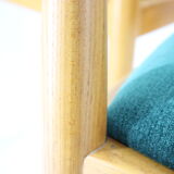 1970s Ash Four Dining Chairs by Drevotvar, Czechoslovakia