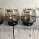 5 vintage glasses