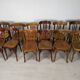 Lot de 12 chaises bistrot