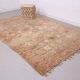 Peach Vintage Moroccan Rug 174 x 263 cm - Berber Wool Rug - Handmade rug