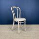 Set of 4 Thonet type bistro chairs light curved wood & Skaï GO IN Germany