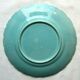 Art Nouveau splash plate signed Sarreguemines, The rosehies