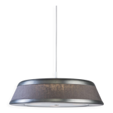 Suspension vigo structure oxidized gray / dark gray linen casambi belid