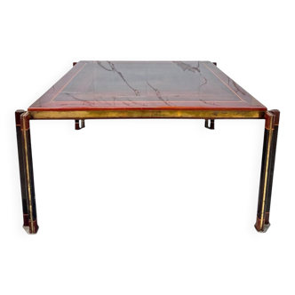 Large Modern Dining Table by Paolo Barracchia for Roman Deco, 1970s