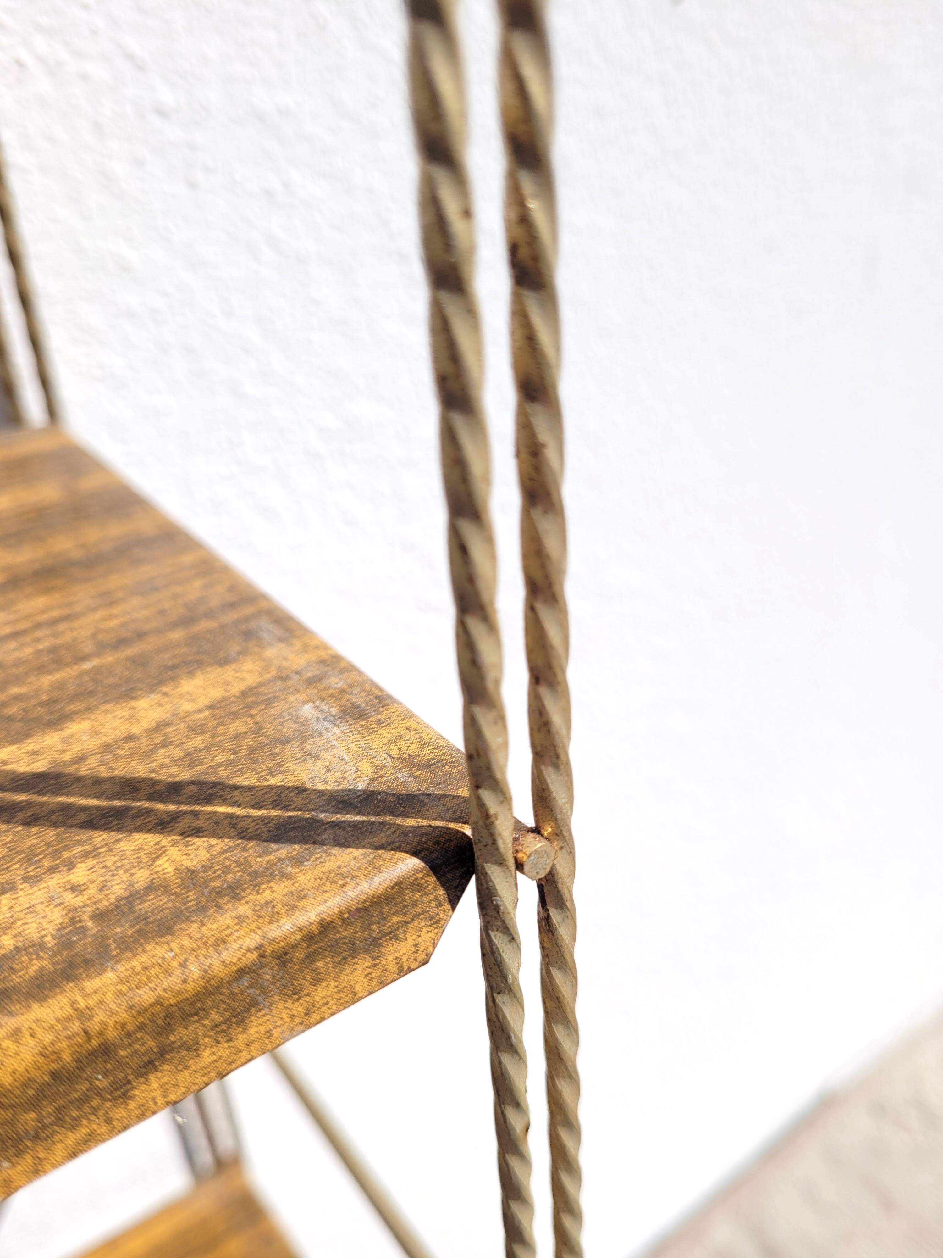 Vintage 70s string-style shelf