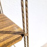 Étagère vintage type string années 70