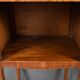 Living room table in marquetry, transitional style between Louis XV and Louis XVI – Mid 20th century