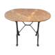 Marble oval bistro table