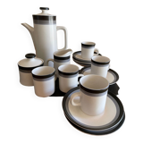 Japanese ceramic coffee set Arrow Stone