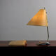 Lampe de table vintage en laiton, Tchécoslovaquie 1950