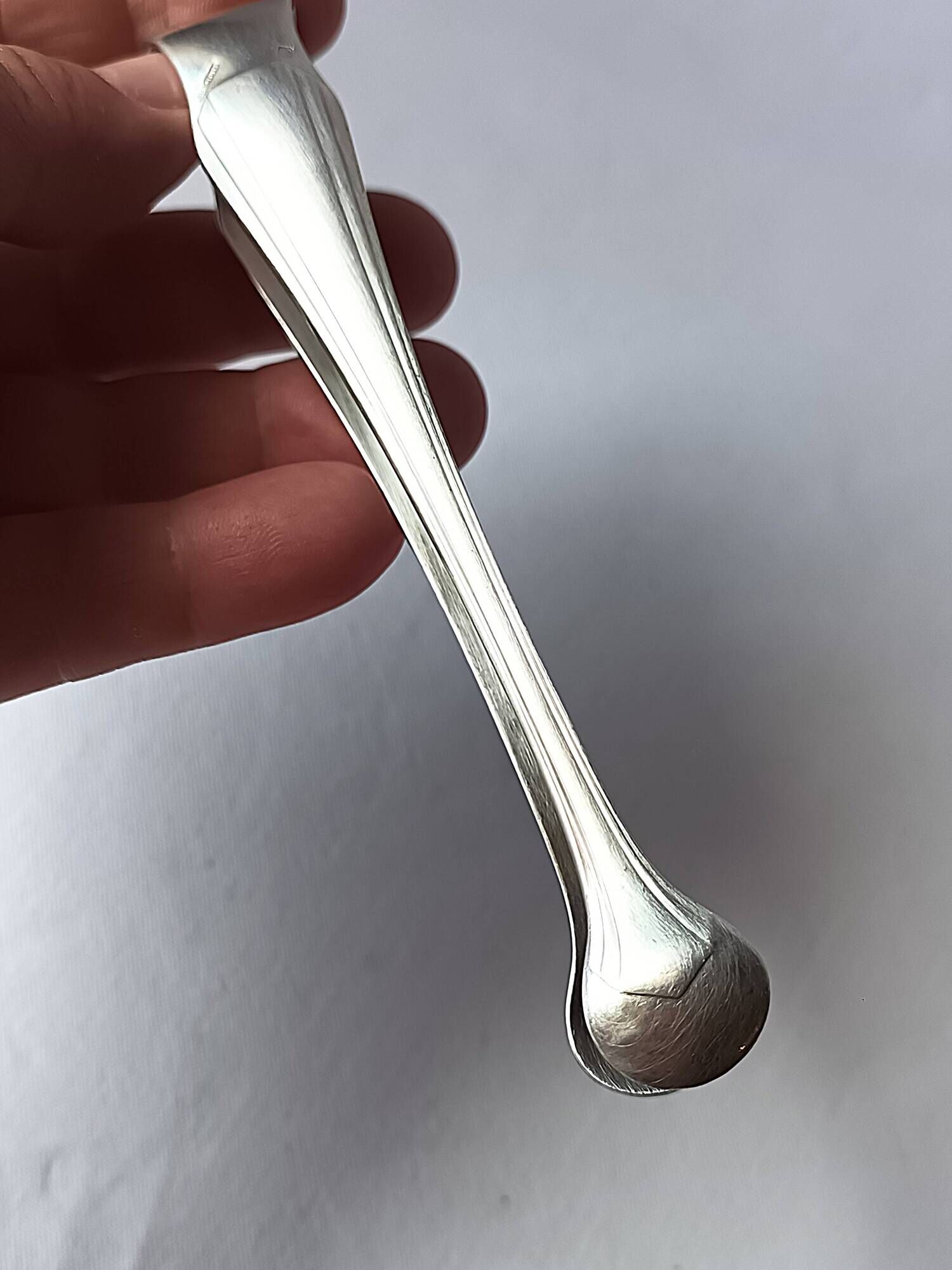 Christofle Sugar Tongs "Boréal" in Silver-Plated Metal - Luc Lanel - Art Deco