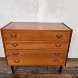 Commode en teck vintage