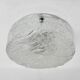 Mid-century Hillebrand iced glass ceiling lamp, 1970s