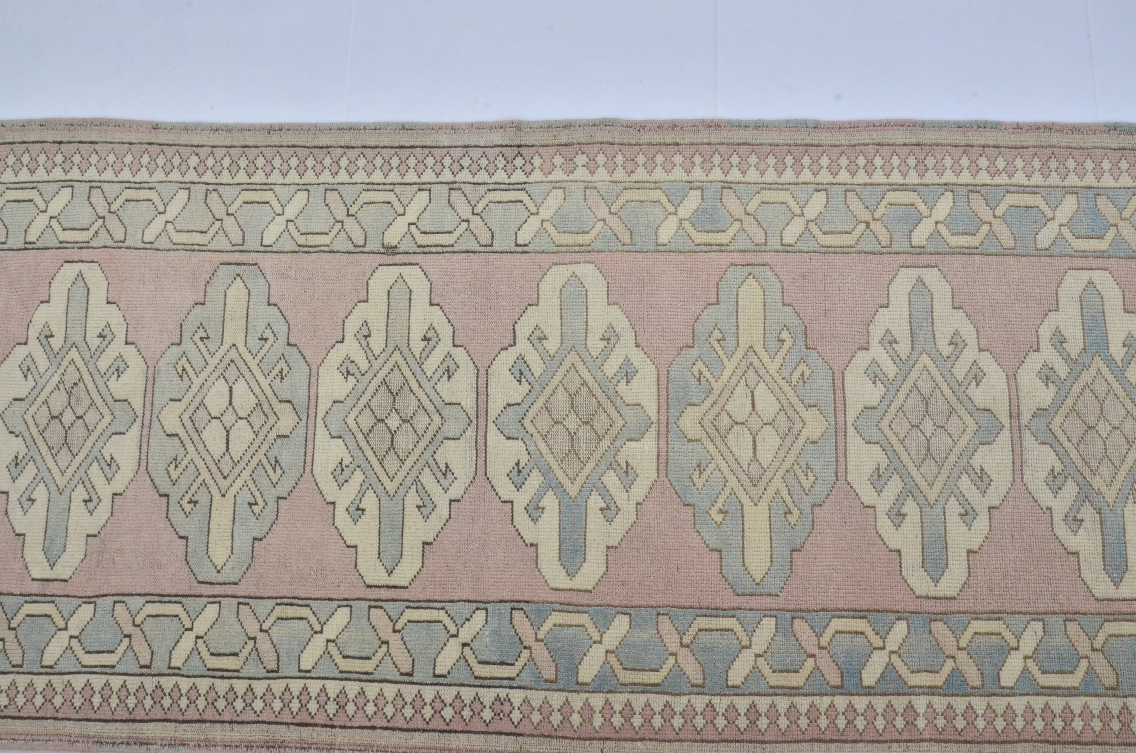 Wool Antique Turkish Wool Vintage Carpet sku 3569