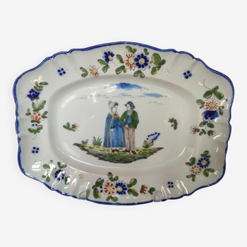 Dish "breton earthenware"