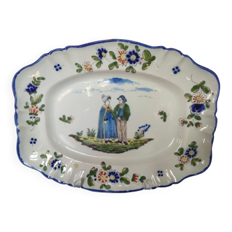 Dish "breton earthenware"