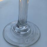 Paire de vases soliflore en verre, fin XIX ème siècle.